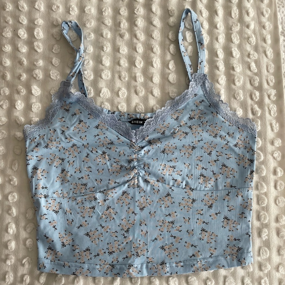 Floral tank top